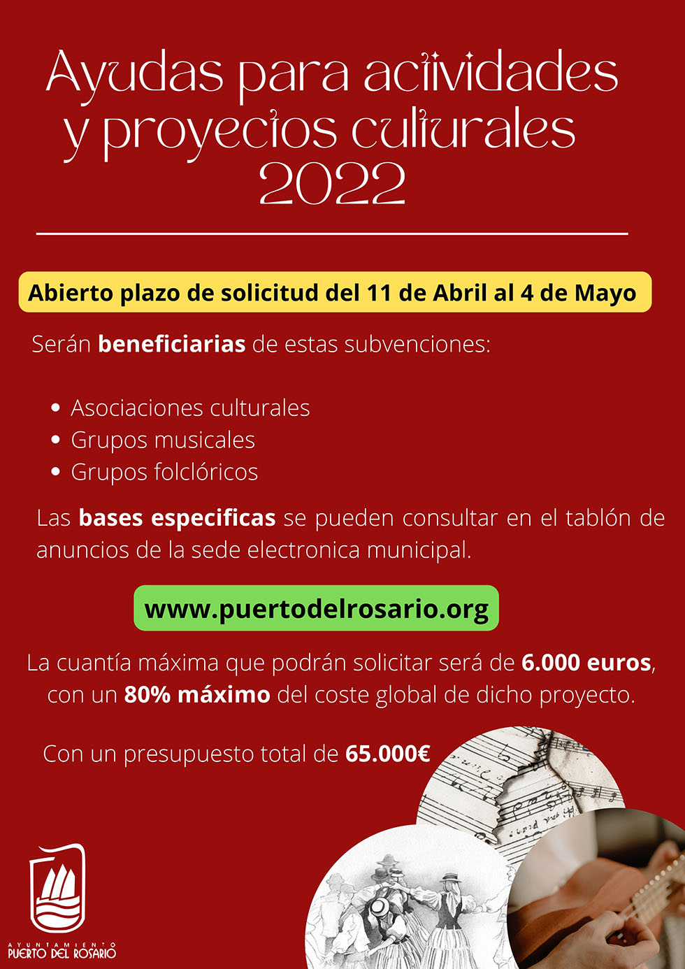 Puerto del Rosario abre el plazo para solicitar las ayudas dirigidas a ...