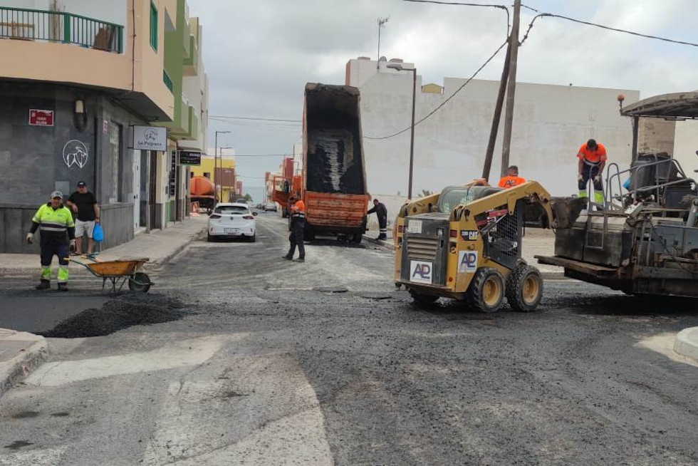Avanzan las obras de reasfaltado y mejora de las calles del barrio de ...