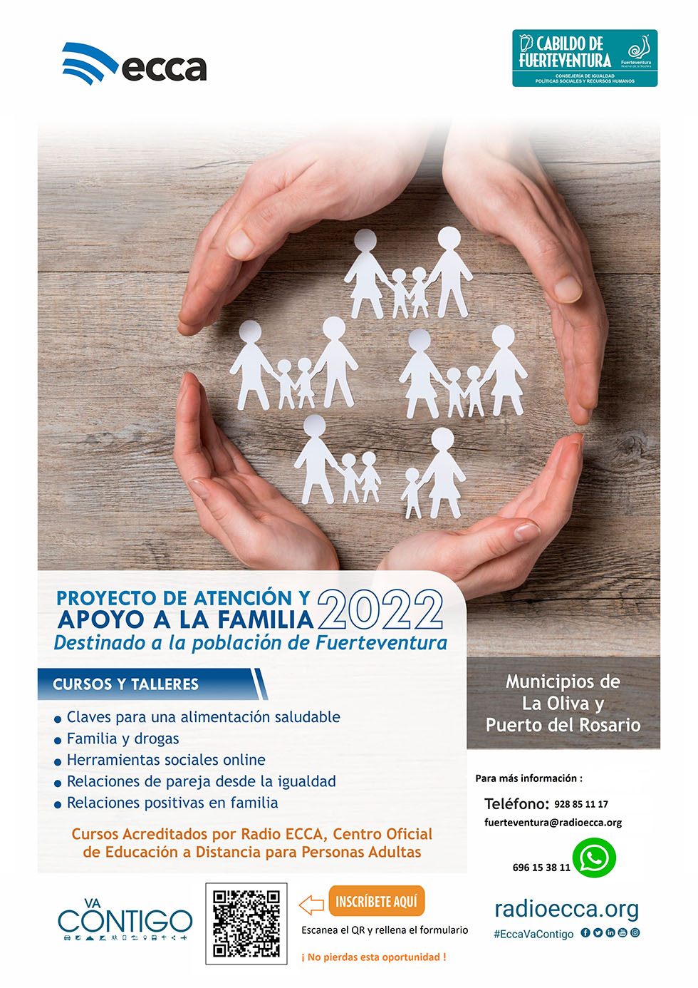 Fuerteventura Radio ECCA forman a las familias en alimentación saludable, herramientas sociales y positivas | Diario de